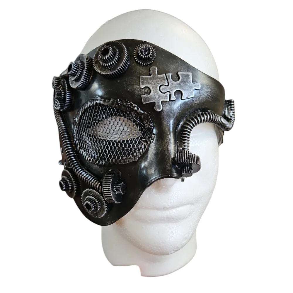 Steampunk Style Phantom Half Face Masquerade Mask Halloween